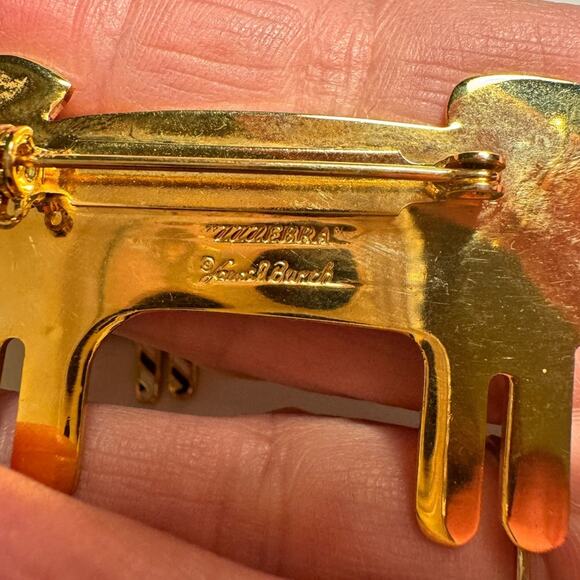 Laurel Burch brooch pin and earrings - Picture 2 of 4